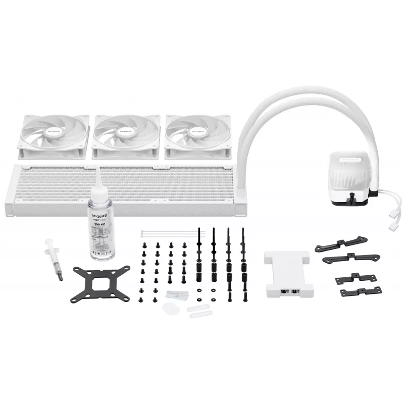 be quiet LIGHT LOOP 360mm White Processor All-in-one liquid cooler 12 cm 1 pc(s)