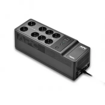 APC Back-UPS, 500VA/300W Floor/Wall Mount, 230V, 8x CEE 7/3 Schuko outlets, USB Type A Port, User Replaceable Battery