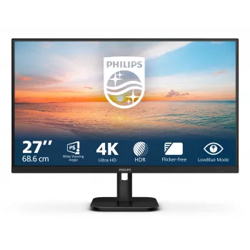 Philips 27E1N1800A/00 computer monitor 68.6 cm (27 inch) 3840 x 2160 pixels 4K Ultra HD LED Black