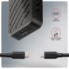 Axagon EEM2-20G USB-C 20Gbps - M.2 NVMe SSD ARMORED box, SSD enclosure, M.2, M.2, NVMe-oF, PCI Express, 20 Gbit/s, USB connectivity, Black