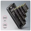 Axagon EEM2-20G USB-C 20Gbps - M.2 NVMe SSD ARMORED box, SSD enclosure, M.2, M.2, NVMe-oF, PCI Express, 20 Gbit/s, USB connectivity, Black