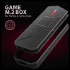 Axagon EEM2-GAM External USB-C 10Gbps metal box for M.2 NVMe & SATA SSD disks. Screwless