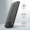Axagon EEM2-GTS2 External USB-C 10Gbps metal box for M.2 NVMe & SATA SSD disks. Screwless