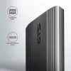 Axagon EEM2-GTS2 External USB-C 10Gbps metal box for M.2 NVMe & SATA SSD disks. Screwless