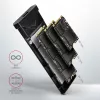 Axagon EEM2-UB2 External USB-C 10Gbps metal box for M.2 NVMe SSD disks. Black