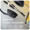 Axagon ADA-HCPD USB-C to 3.5mm jack - Hi-Res DAC audio adapter, 384kHz/32bit, PD 60W 3A
