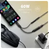 Axagon ADA-HCPD USB-C to 3.5mm jack - Hi-Res DAC audio adapter, 384kHz/32bit, PD 60W 3A