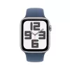 Smartwatch Apple Watch SE GPS 44mm Silver Aluminium Case Denim Sport Band Blue S/M