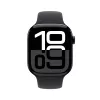 Smartwatch Apple Watch Series 10 GPS 46mm Jet Black Aluminium Case with Black Sport Band - S/M