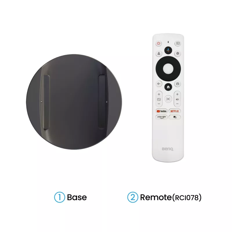 BenQ GV50 Standard throw projector 500 ANSI lumens DLP 1080p (1920x1080) White
