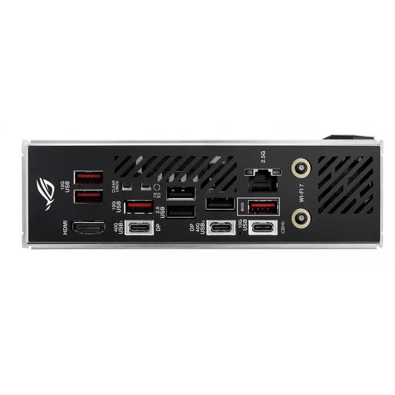 Motherboard ASUS ROG STRIX X870-I GAMING WIFI mini ITX · AMD X870 · Socket AM5 · DDR5 · 2 DIMM · Wi‑Fi 7 · Bluetooth 5.4