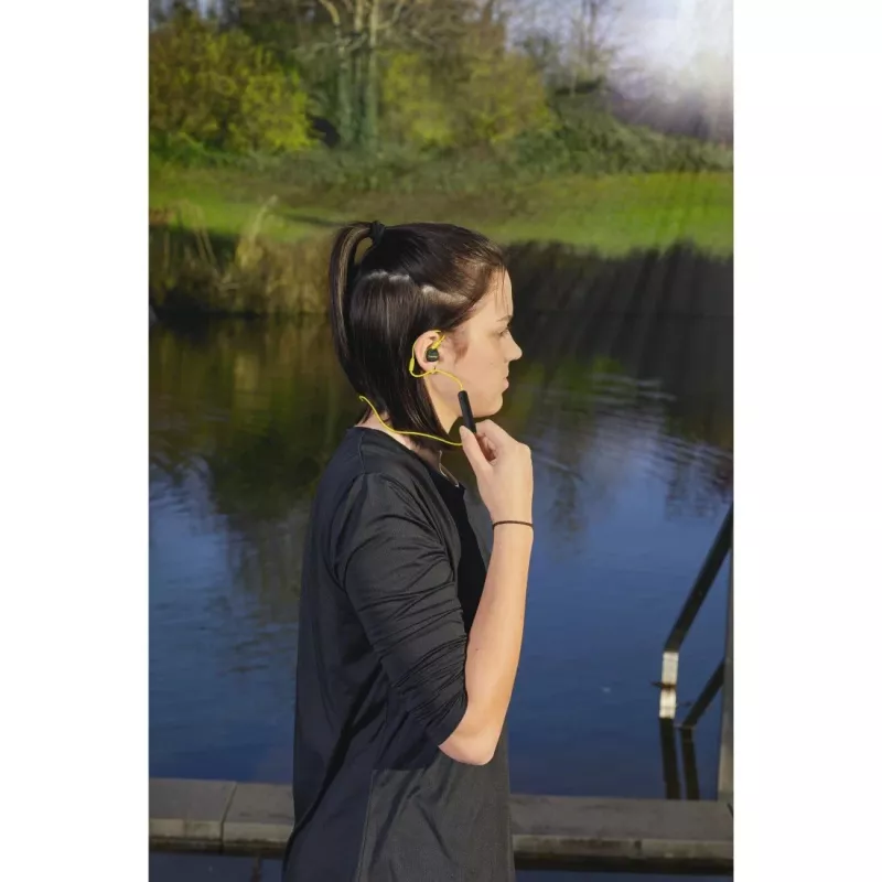 Hama Freedom Athletics II Headset Wireless Ear-hook, In-ear Sports Bluetooth Black, Yellow