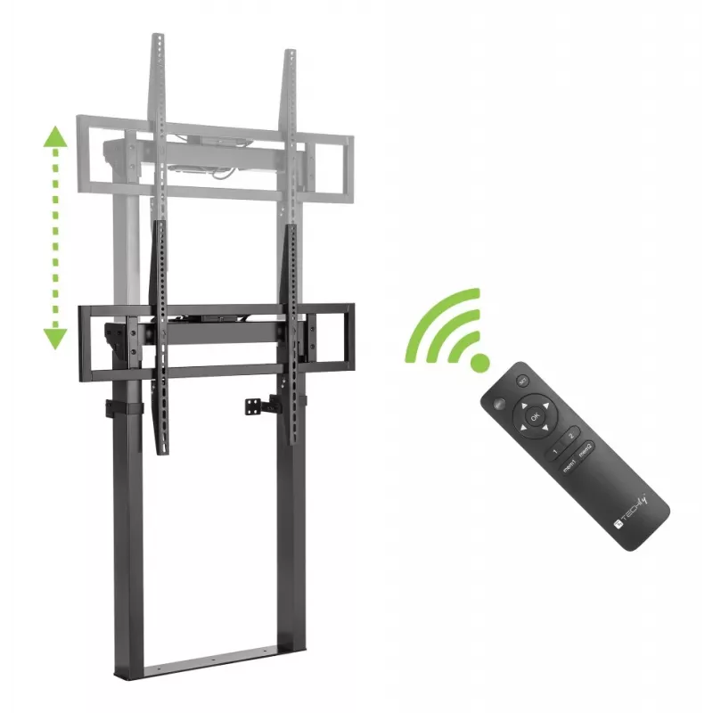 Techly ICA-TR68MW TV mount/stand 2.54 m (100 inch) Black