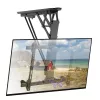 Techly Motorized Swivel Ceiling TV Mount Smart Home Integration for TVs from 32-70 inch