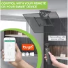 Techly Motorized Swivel Ceiling TV Mount Smart Home Integration for TVs from 32-70 inch