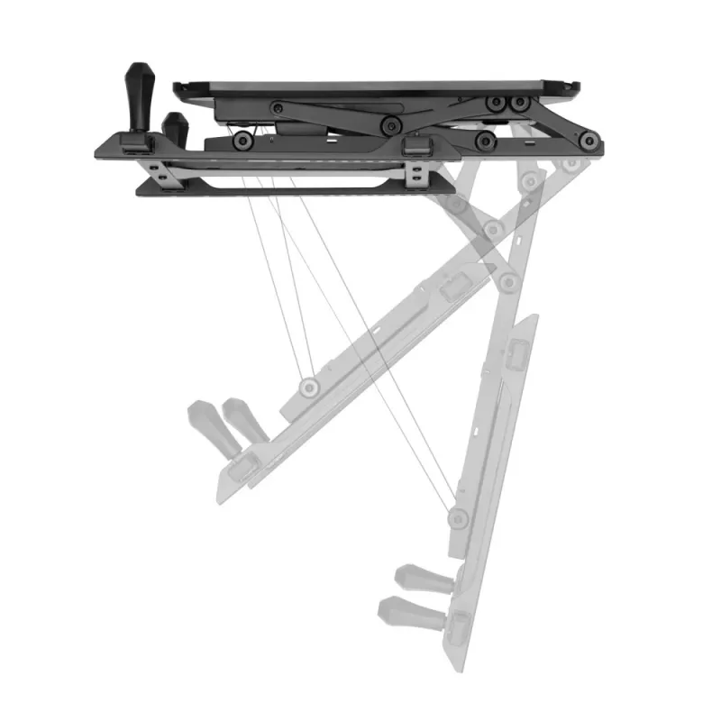 Techly Motorized Swivel Ceiling TV Mount Smart Home Integration for TVs from 32-70 inch
