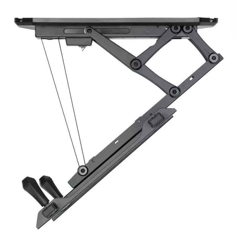 Techly Motorized Swivel Ceiling TV Mount Smart Home Integration for TVs from 32-70 inch