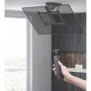 Techly Motorized Swivel Ceiling TV Mount Smart Home Integration for TVs from 32-70 inch