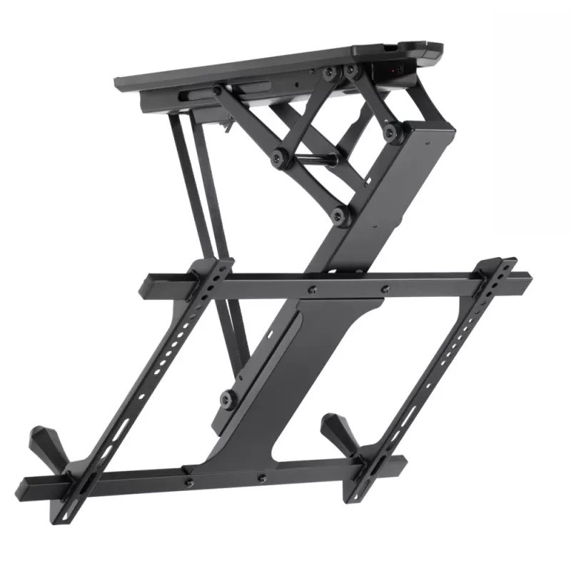 Techly Motorized Swivel Ceiling TV Mount Smart Home Integration for TVs from 32-70 inch
