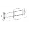 TV wall mount TECHLY 368697 for 32–75 inch screens, electric adjustment, max load 50 kg