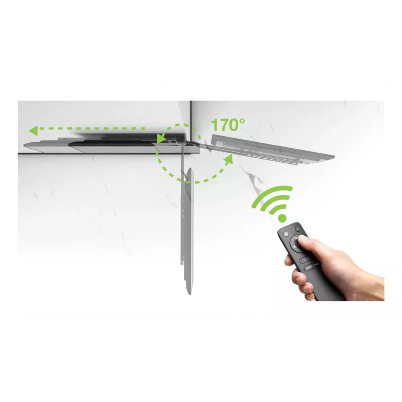 TV wall mount TECHLY 368697 for 32–75 inch screens, electric adjustment, max load 50 kg