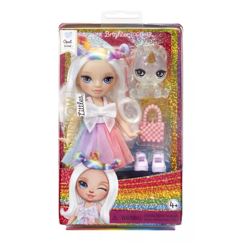 Rainbow High Littles Dolls- Opal (Rainbow), Fashion doll, Female, 4 yr(s), Boy/Girl, 13.9 mm, Multicolour
