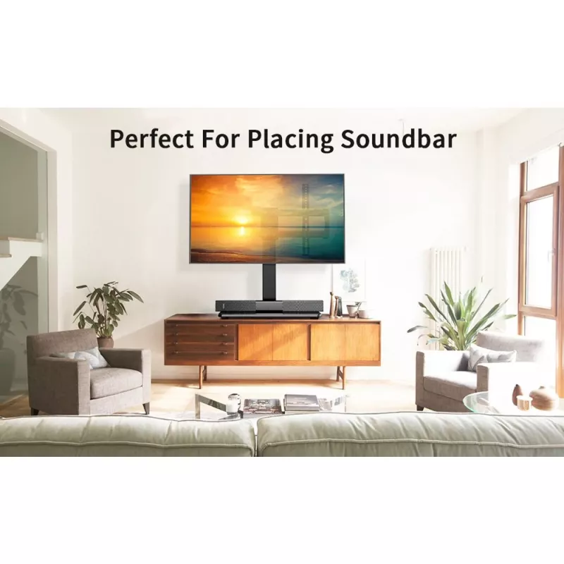 Techly ICA-LCD 323M monitor mount / stand 139.7 cm (55 inch) Desk Black