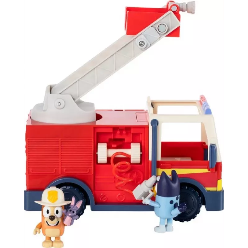 Moose Toys Bluey Fire Truck, Fire truck, 3 yr(s), Plastic, Multicolour, Red