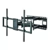 Techly Slim Wall Bracket for 60-120 inch LCD LED TV Black Maximum weight capacity 120 kg