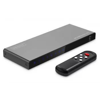 DIGITUS 5x1 HDMI Switch. 8K/60Hz (4:4:4). HDR. HDCP2.3