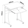 Techly ICA-TB 131B computer desk Black