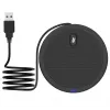 Conference Microphone TECHLY 362725, USB Type-A wired, omnidirectional, 3 m range, 100–16000 Hz, 680 Ω, metal housing, 2 m cable