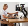 Techly ICA-LCD 462B Desk Monitor Arm, Gas Spring, 17-32 inch (43.2-81.3 cm), 9 kg, VESA 75x75/100x100, Black