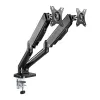 Techly ICA-LCD 462B Desk Monitor Arm, Gas Spring, 17-32 inch (43.2-81.3 cm), 9 kg, VESA 75x75/100x100, Black