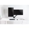 Techly ICA-LCD 462B Desk Monitor Arm, Gas Spring, 17-32 inch (43.2-81.3 cm), 9 kg, VESA 75x75/100x100, Black