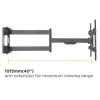 Techly ICA-PLB 490 TV mount/stand 2.03 m (80 inch) Black