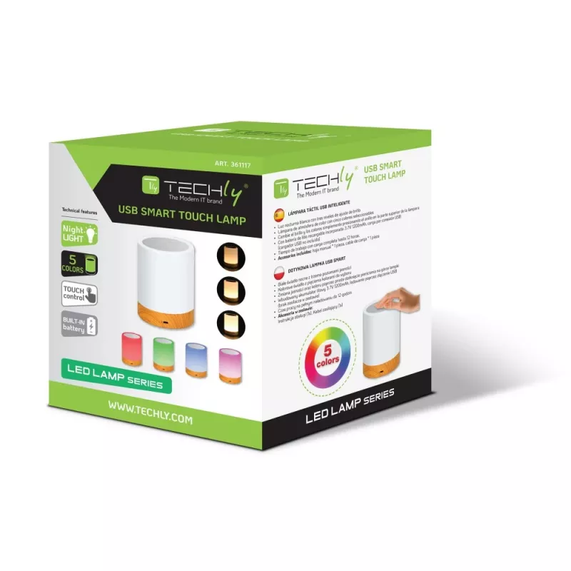 Table Lamp Techly I-LED TOUCH 1.6 W White LED Touch Control