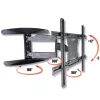 Techly 40-65 Ultra Slim Full Motion LCD TV Wall Mount Bracket Black” ICA-PLB 171L