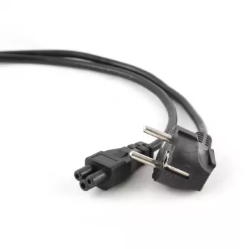 GEMBIRD Power Cord (C5), Schuko C5 VDE Approved - 1m