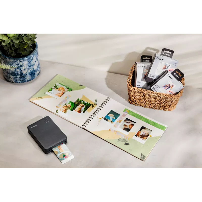 Canon SELPHY QX20 BK photo printer Dye-sublimation 287 x 287 DPI 2.8 inch x 3.3 inch (7.2x8.5cm) Wi-Fi
