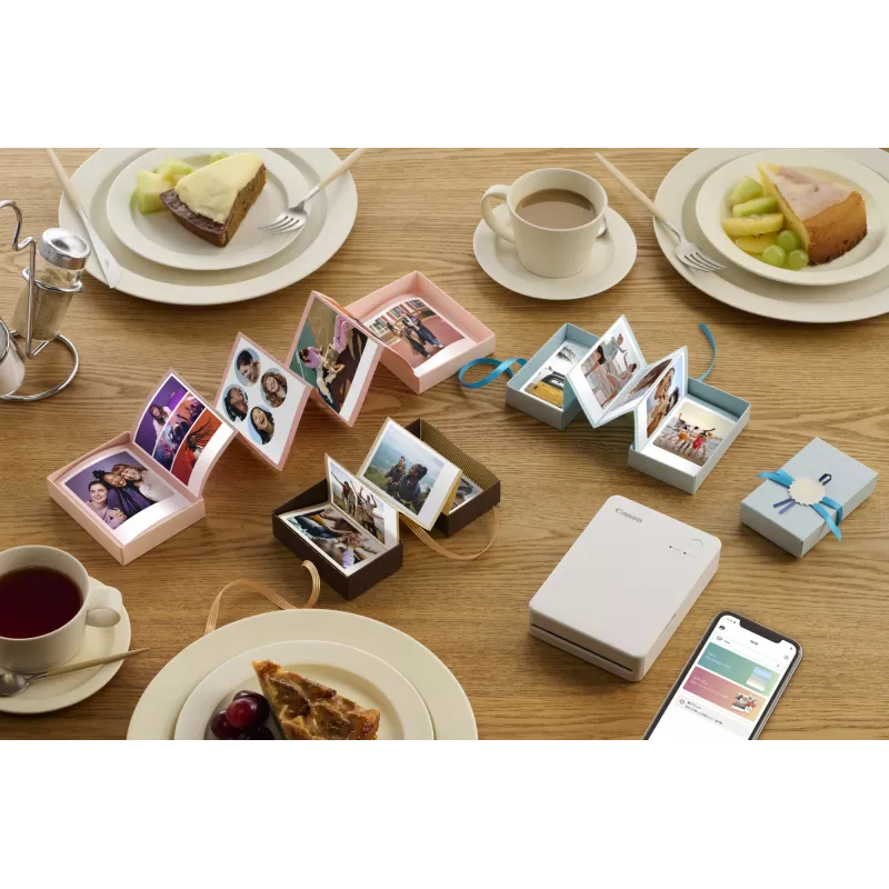 Canon SELPHY QX20 WH photo printer Dye-sublimation 287 x 287 DPI 2.8 inch x 3.3 inch (7.2x8.5cm) Wi-Fi