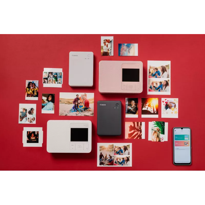 Canon SELPHY QX20 WH photo printer Dye-sublimation 287 x 287 DPI 2.8 inch x 3.3 inch (7.2x8.5cm) Wi-Fi