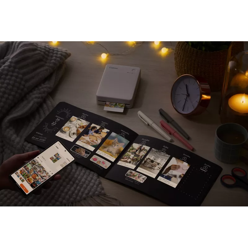 Canon SELPHY QX20 WH photo printer Dye-sublimation 287 x 287 DPI 2.8 inch x 3.3 inch (7.2x8.5cm) Wi-Fi
