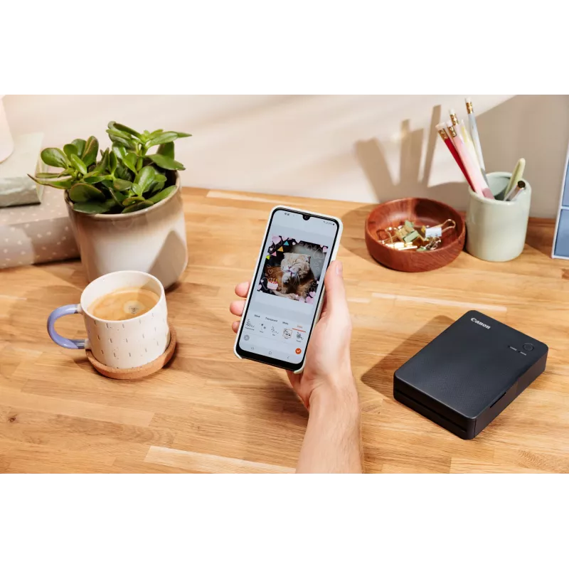 Canon SELPHY QX20 WH photo printer Dye-sublimation 287 x 287 DPI 2.8 inch x 3.3 inch (7.2x8.5cm) Wi-Fi