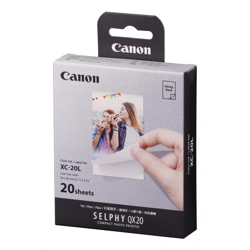 Canon XC-20L, Dye-sublimation, 5.4x8.5 cm, 20 pc(s)