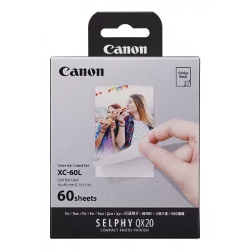 Canon XC-60L, Dye-sublimation, 5.4x8.5 cm, 60 pc(s)
