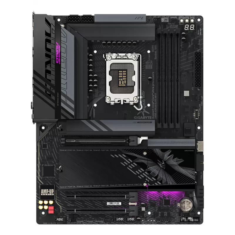 Motherboard GIGABYTE Z890 AORUS ELITE WIFI7, Intel Z890 chipset, LGA 1851, ATX, DDR5, 4x DIMM, 4x M.2, Wi‑Fi 7, 2.5Gb LAN