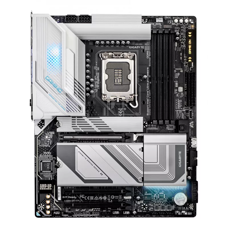 GIGABYTE Z890 GAMING X WIFI7 Motherboard - Supports Intel Core Ultra (Series 2) CPUs, 16+1+2 phases VRM, up to 8800MHz DDR5 (OC), 1xPCIe 5.0 + 3xPCIe 4.0, Wi-Fi 7, 2.5GbE LAN, USB 4