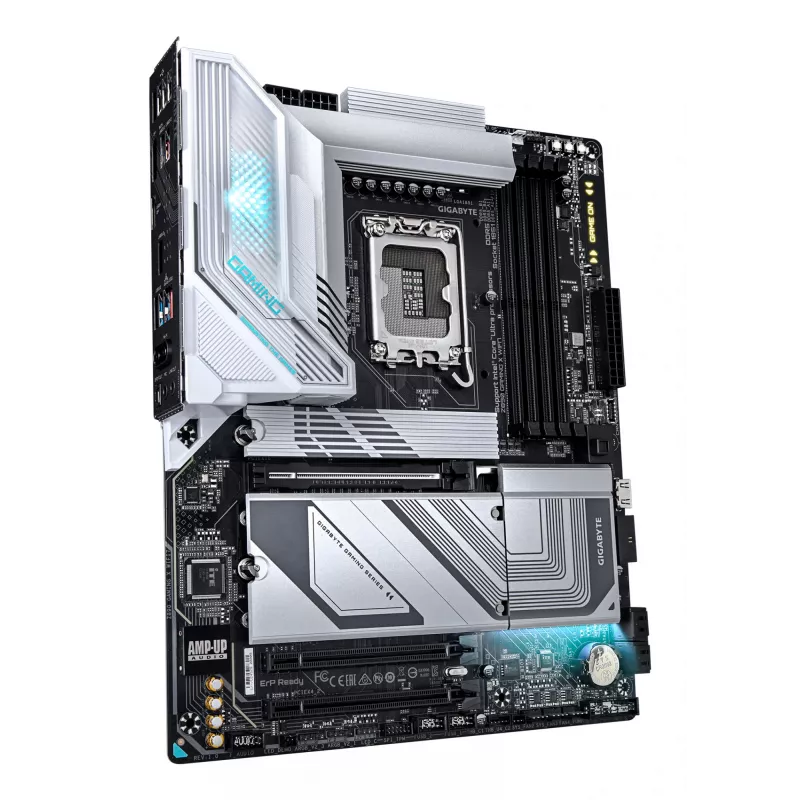 GIGABYTE Z890 GAMING X WIFI7 Motherboard - Supports Intel Core Ultra (Series 2) CPUs, 16+1+2 phases VRM, up to 8800MHz DDR5 (OC), 1xPCIe 5.0 + 3xPCIe 4.0, Wi-Fi 7, 2.5GbE LAN, USB 4