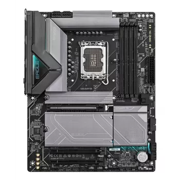 GIGABYTE Z890 EAGLE WIFI7 Motherboard - Supports Intel Core Ultra (Series 2) CPUs, 14+1+2 phases VRM, up to 8800MHz DDR5 (OC), 1xPCIe 5.0 + 3xPCIe 4.0, Wi-Fi 7, 2.5GbE LAN, USB 4
